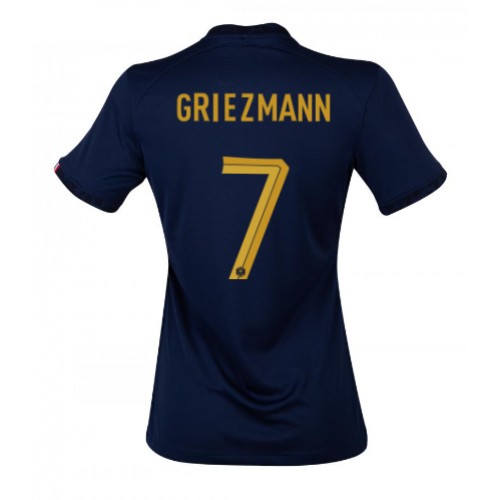 Frankrike Antoine Griezmann #7 Hemmatröja Kvinnor VM 2022 Kortärmad